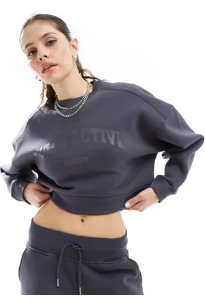 Tala Active cropped volley sweat in charcoal