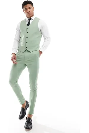 ASOS Super skinny suit trousers in sage