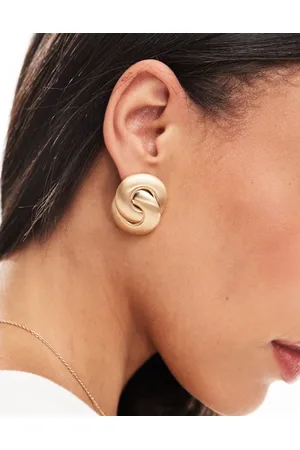 ASOS Stud earrings with double circle detail in tone