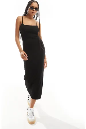 Miss Selfridge Square neck cami maxi dress in