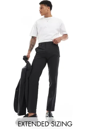 ASOS Slim suit trousers in charcoal