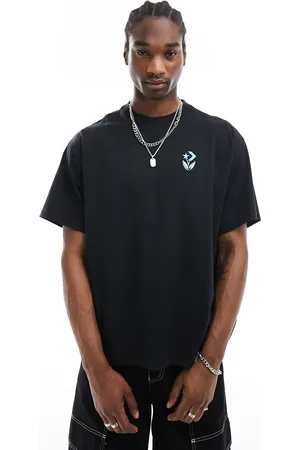 Converse Star chevron flower oversized t-shirt in