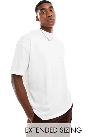 ASOS Essential heavyweight oversized high neck t-shirt 240gsm in