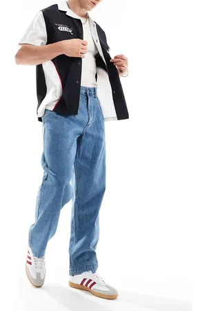 Vans Authentic loose tapered pleated jeans in