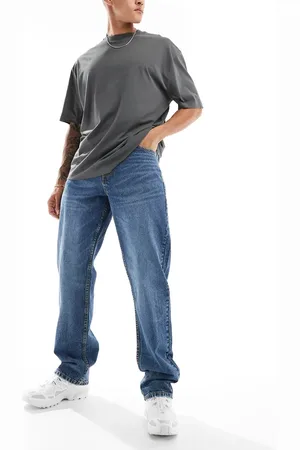 COLLUSION X005 straight leg straight leg jean in midwash - MBLUE