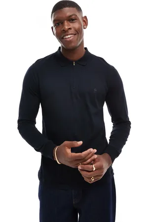 French Connection French Connection zip polo shirt in