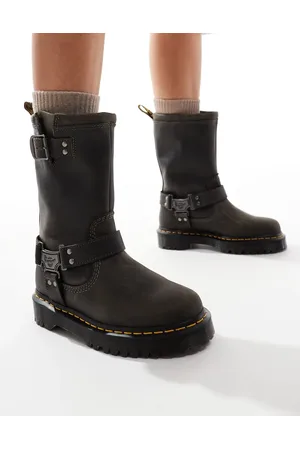 Dr. Martens Anistone hi pull on boots in leather