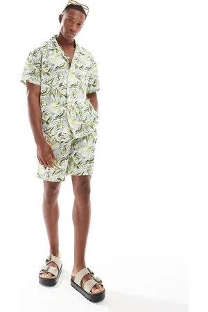 Sixth June Co-ord summer print short sleeve shirt in