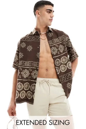 ASOS Relaxed printed shirt in