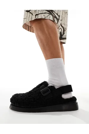 Dr. Martens Jorge II fur lined mules in borg
