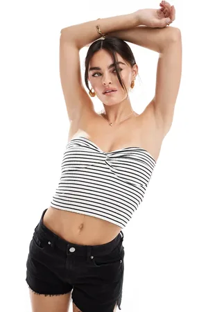 New Look Twist boobtube in stripe