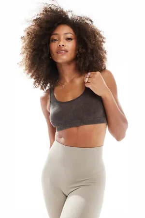 ONLY Seamless bra top in washed