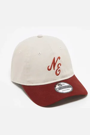 New Era Script branded 9twenty cap in red