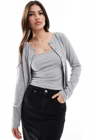 ASOS 2 in 1 cami and cardigan co-ord in marl