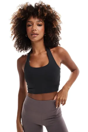 ASOS Halter neck performance top with inner bra in
