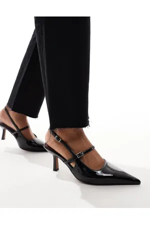 ASOS Swipe mary-jane mid heeled shoes in