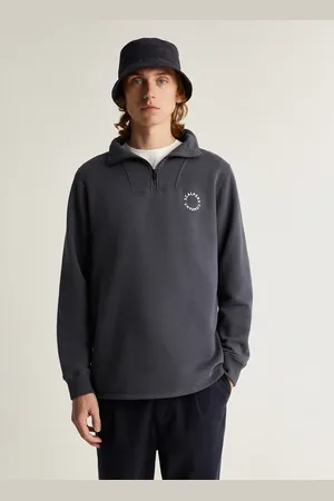 SCALPERS V neck zipper sweater in