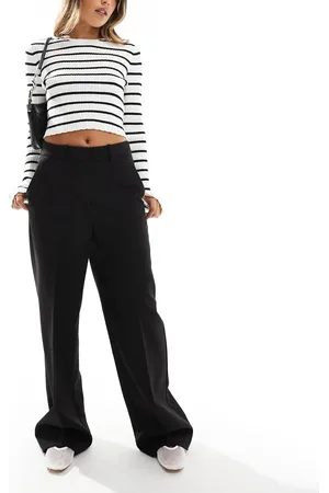 VERO MODA Clean wide leg tailored trousers in