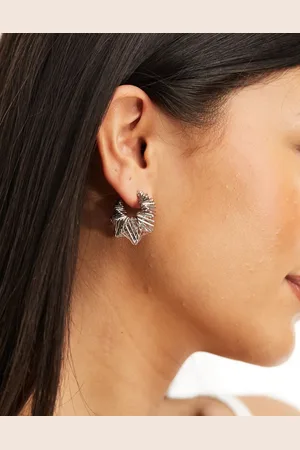 petit moments Wire croissant hoop earrings in
