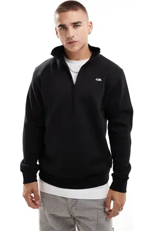 JJ Half zip sweatshirt with small chest logo in