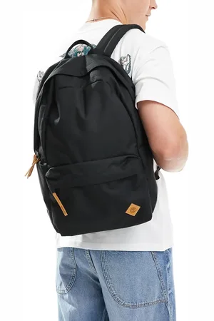 Timberland Zip pocket logo backpack in