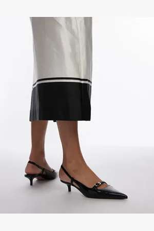 MANGO Sling back buckle front heel in