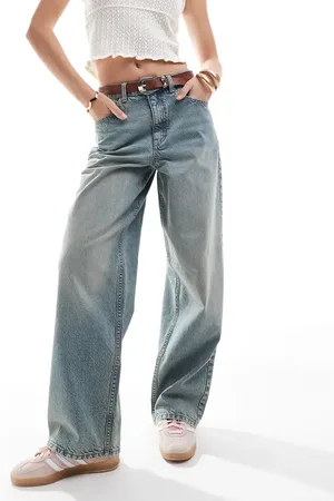 Miss Selfridge Baggy jean in dirty wash