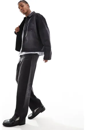 Weekday Alvaro relaxed jacket with front pockets in washed