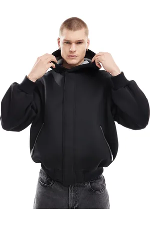 Bershka Premium boxy fit jacket in