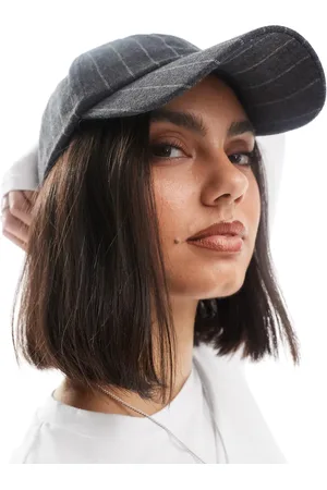 My Accessories Pinstripe baseball cap in