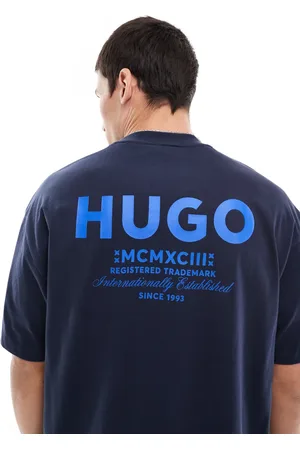Hugo Blue Nalono oversized t-shirt in