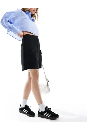 Closet A-line mini skirt with pockets in