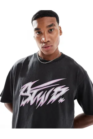 Pull&Bear STWD graphic front printed t-shirt in