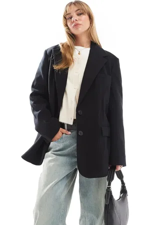 ASOS Formal faux wool blazer in