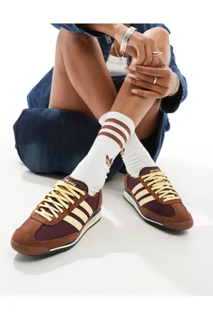 adidas SL 72 OG trainers in brown and yellow