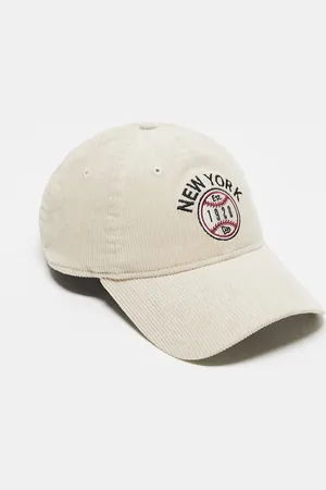 New Era Baseball logo cord 9twenty cap in beige