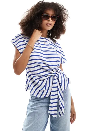 SCALPERS Stripes knot t-shirt in stripes