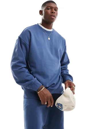 New Look Oversized sweatshirt co-ord in vintage indigo