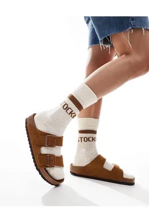 Birkenstock Unisex Arizona sandals in mink suede