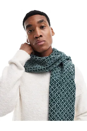 GANT Scarf with logo print in dark