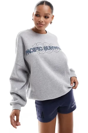 PACSUN 1980 classic crew neck sweater in marl