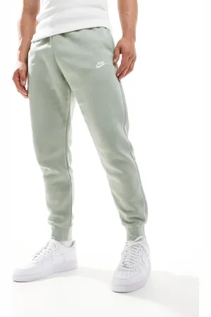 Nike Club cuffed joggers in olive