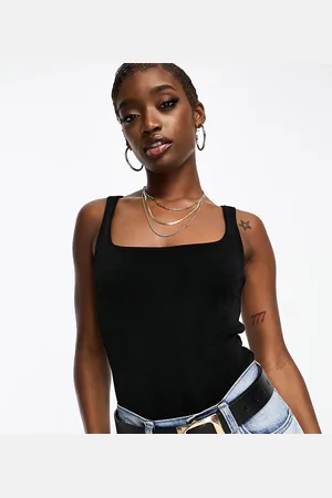 In The Style Exclusive slinky square neck body in