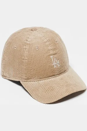 New Era LA Dodgers cord 9twenty cap in beige