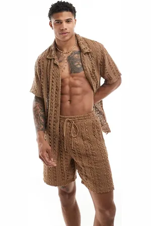 South Beach Knit beach shirt co-ord in