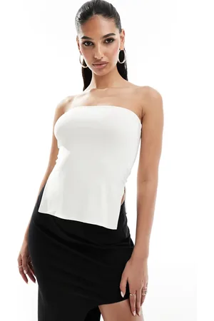 Kaiia Slinky bandeau side split top in