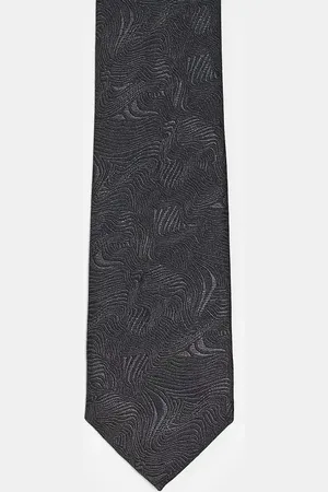 ASOS Tie with swirl pattern in