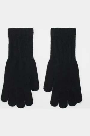 My Accessories Plain knit touch screen gloves in