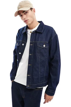 Only & Sons Oversized denim jacket in indigo