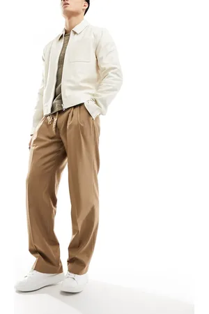 Sixth June Oversized belted suit trousers in